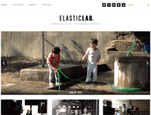 Tablet Screenshot of elasticlab.com